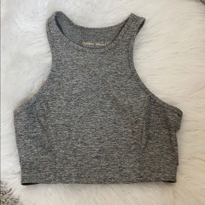 Outdoor Voices Gray Athena Crop Sports Bra XS